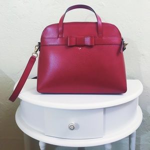 Kate Spade ♠️ Burgundy Bow Bag